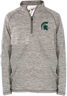 Michigan State Spartans Toddler Grey Matthew Long Sleeve Qtr Zip