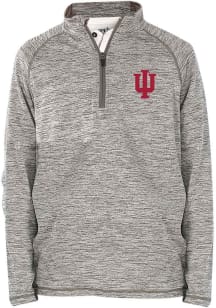 Indiana Hoosiers Toddler Grey Matthew Long Sleeve Qtr Zip