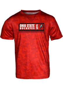 Brutus Buckeye  Garb Ohio State Buckeyes Youth Red Winston Short Sleeve T-Shirt