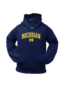 Michigan Wolverines Youth Blue Parker Game Day Long Sleeve Hoodie