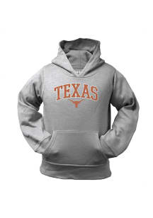 Texas Longhorns Youth Grey Parker Long Sleeve Hoodie