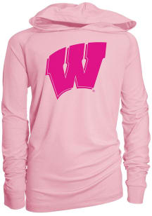 Wisconsin Badgers Toddler Girls Pink Marley Long Sleeve T Shirt
