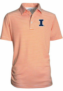 Illinois Fighting Illini Toddler Orange Carson Short Sleeve Polo Shirt