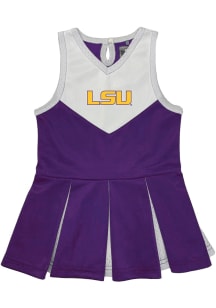 LSU Tigers Toddler Girls Purple 1 Piece Sets Cheer