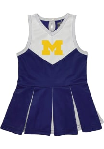 Michigan Wolverines Toddler Girls Blue 1 Piece Sets Cheer