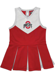 Ohio State Buckeyes Toddler Girls Red 1 Piece Sets Cheer Dress