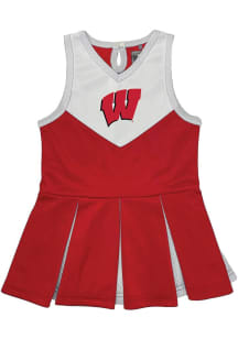 Wisconsin Badgers Toddler Girls Red 1 Piece Sets Cheer
