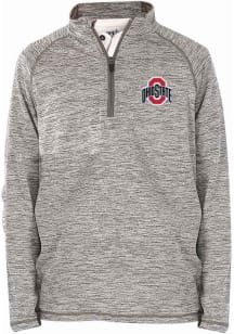 Ohio State Buckeyes Toddler Grey Matthew Long Sleeve Qtr Zip