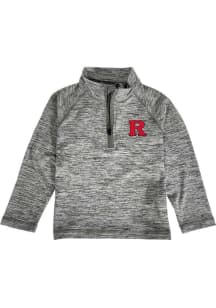 Rutgers Scarlet Knights Toddler Grey Matthew Long Sleeve Qtr Zip