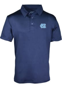 North Carolina Tar Heels Youth Navy Blue Blake Short Sleeve Polo Shirt