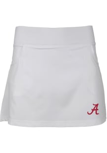 Alabama Crimson Tide Toddler White Sara Skort Bottoms Shorts