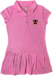 Princeton Tigers Toddler Girls Pink Caroline Short Sleeve Dress