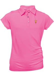 Arizona State Sun Devils Toddler Girls Pink Brighton Polo Short Sleeve T-Shirt