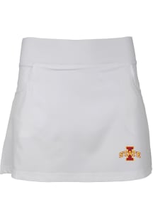 Iowa State Cyclones Youth White Sara Skort Shorts
