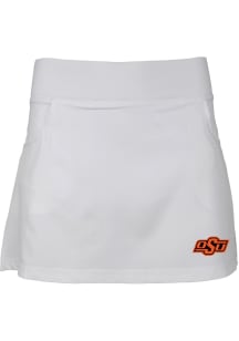 Oklahoma State Cowboys Youth White Sara Skort Shorts