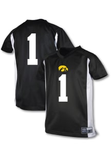 Iowa Hawkeyes Youth Black Team Football Jersey