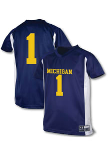 Michigan Wolverines Youth Blue Team Football Jersey