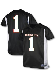 Oklahoma State Cowboys Youth Black Team Football Jersey