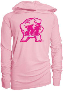 Maryland Terrapins Girls Pink Marley Long Sleeve T-shirt