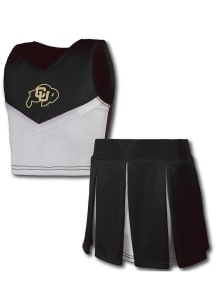 Colorado Buffaloes Girls Black 2 Piece Set Cheer