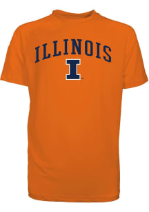 Illinois Fighting Illini Youth Orange Kevin Short Sleeve T-Shirt