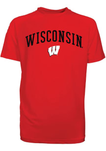 Wisconsin Badgers Youth Red Kevin Short Sleeve T-Shirt