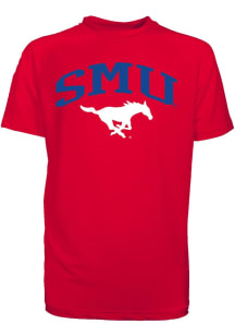 SMU Mustangs Youth Red Kevin Short Sleeve T-Shirt