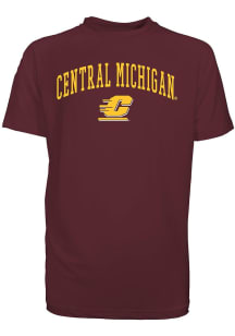 Central Michigan Chippewas Youth Maroon Kevin Short Sleeve T-Shirt