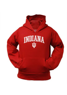 Indiana Hoosiers Youth Cardinal Parker Long Sleeve Hoodie