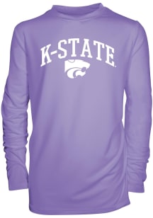 K-State Wildcats Youth Lavender Jessie Long Sleeve T-Shirt