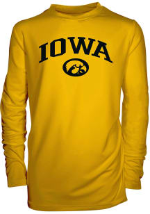 Iowa Hawkeyes Youth Gold Jessie Long Sleeve T-Shirt