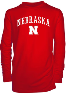 Nebraska Cornhuskers Youth Red Jessie Long Sleeve T-Shirt