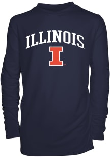 Illinois Fighting Illini Youth Navy Blue Jessie Long Sleeve T-Shirt