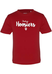 Indiana Hoosiers Toddler Girls Cardinal Toni Short Sleeve T-Shirt