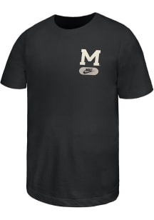 Nike Michigan Wolverines Youth Black Team Graphic Short Sleeve T-Shirt