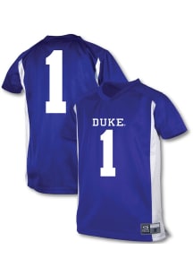 Duke Blue Devils Youth Blue Sideline Football Jersey