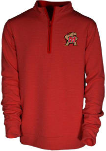 Maryland Terrapins Toddler Red Sterling Long Sleeve Qtr Zip