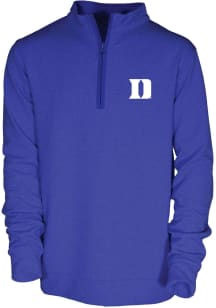 Duke Blue Devils Youth Blue Sterling Long Sleeve Quarter Zip Shirt
