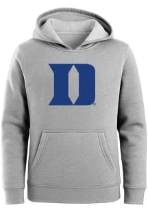 Duke Blue Devils Youth Grey Parker Long Sleeve Hoodie