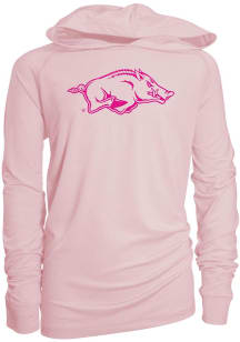 Arkansas Razorbacks Girls Pink Marley Long Sleeve T-shirt