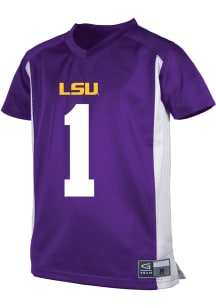 LSU Tigers Youth Purple Sideline Football Jersey