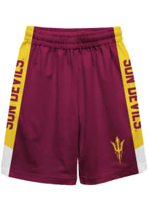 Vive La Fete Arizona State Sun Devils Youth Maroon Team Logo Shorts