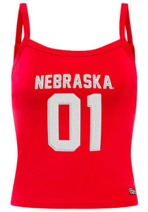 Hype and Vice Nebraska Cornhuskers Womens Red Playmaker Tank Top