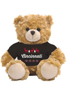 Cincinnati Bearcats Jardine  Holiday 10" Holiday Plush - White