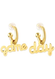 Kansas City EB & Co Game Day Huggie Hoop Womens Earrings