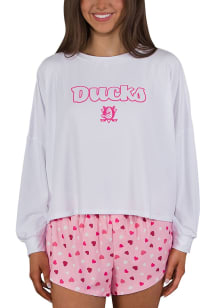 Concepts Sport Anaheim Ducks Womens Pink Lyric PJ Set