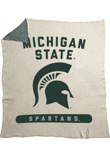 Michigan State Spartans Primary Fleece Blanket - Brown