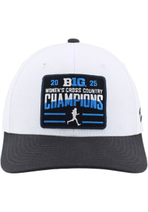 Zephyr Oregon Ducks 2025 Big Ten Womens Cross Country Champs Locker Room Cap Adjustable Hat - Whit..