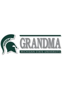 Michigan State Spartans 6x2 Grandma Auto Decal - Green