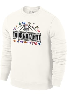 Big 12 Mens Natural 2026 Big 12 Women's Basketball Tournament Long Sleeve Crew Sweatshirt
